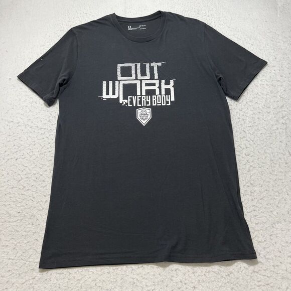 Under Armour Other - Under Armour HeatGear Men's Medium Loose Fit Short Sleeve Out Work Everybody Tee